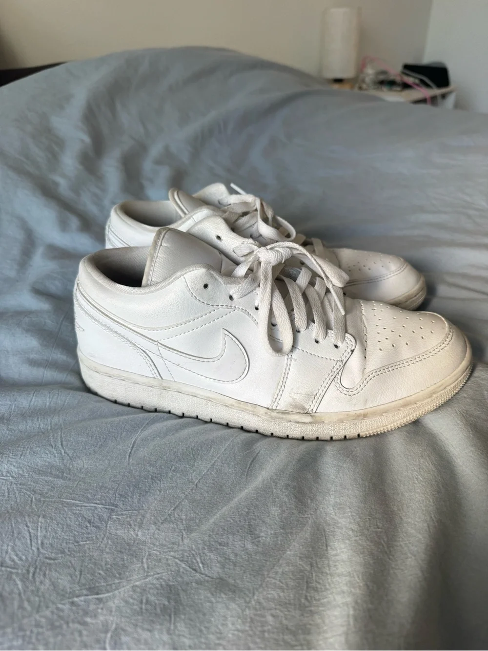 Nike White Low-Top Air Jordan